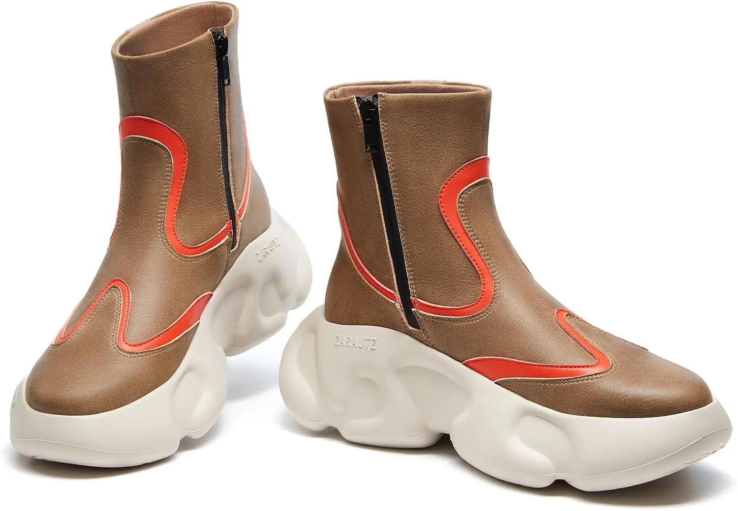 UIN Women's Boots Platform Chunky Fashion Walking Shoes Zarautz