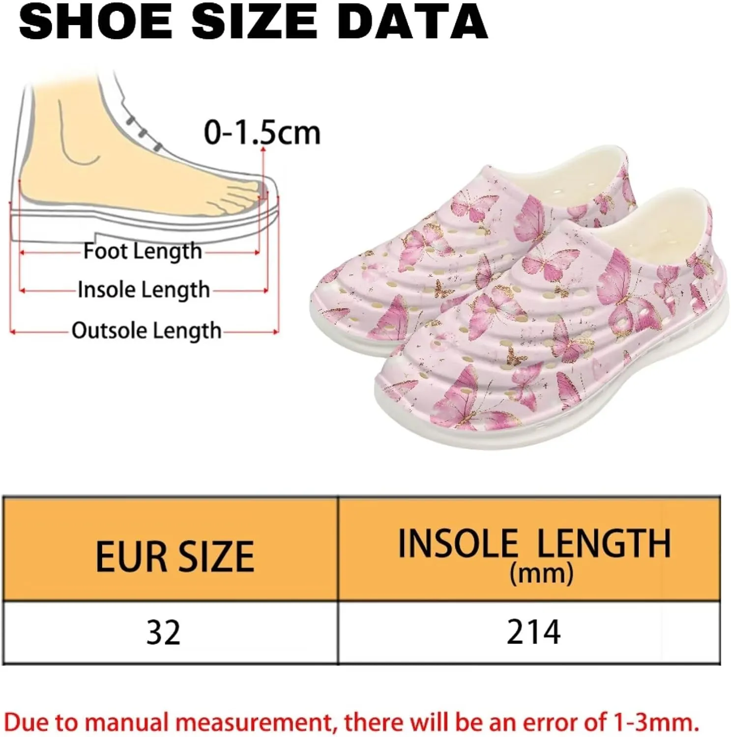 Unisex Child Clogs Slip on Water Shoes for Girls Cute Summer Sandals Sneakers Garden Sandals Quick Dry
