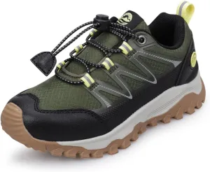 UOVO Girls Boys Hiking Shoes Boys Girls Waterproof Sneakers Kids Running Tennis Outdoor Shoes Non-Slip Lightweight