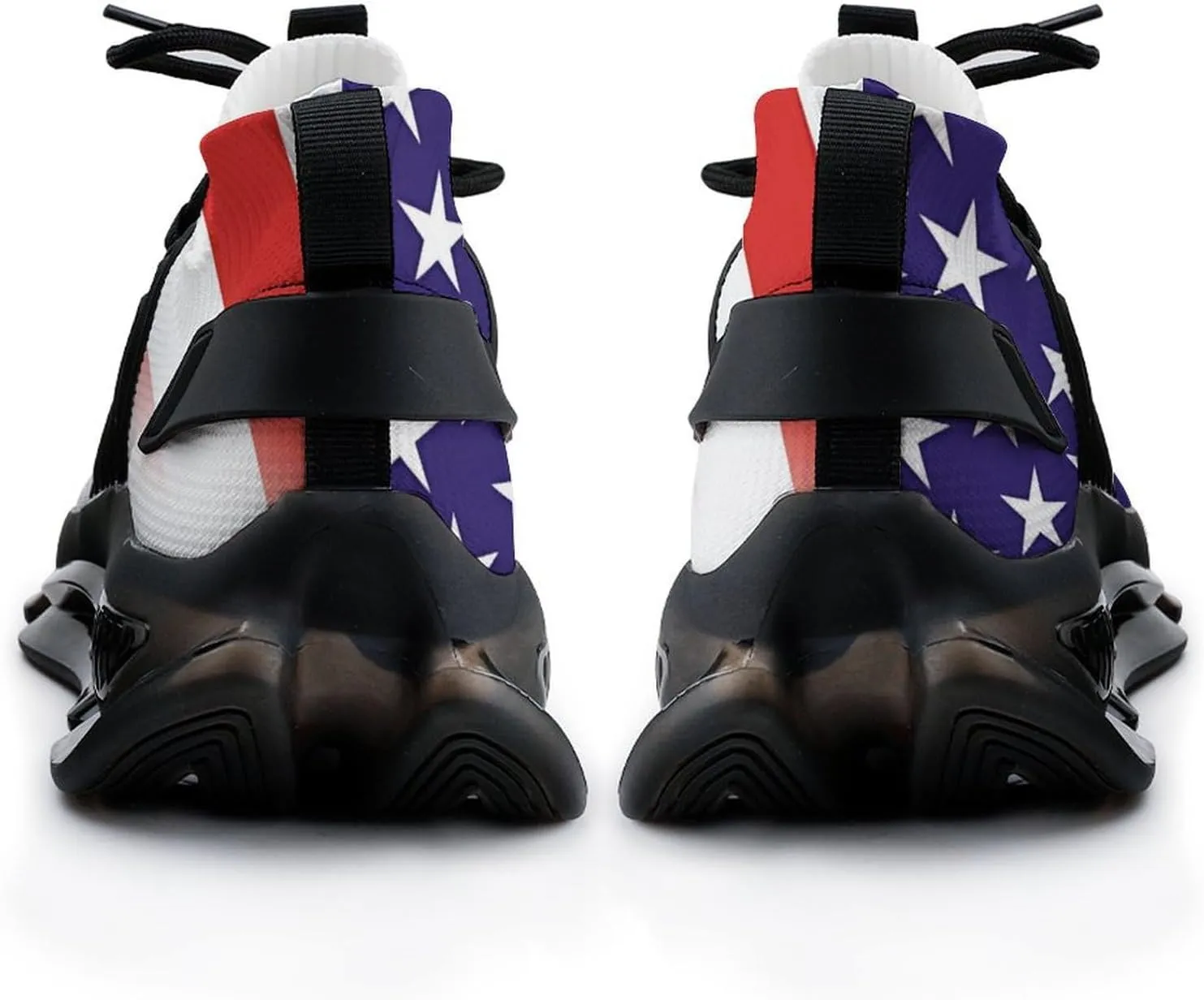 U.S. Canada Flag Men's Tennis Shoes Fashion Athletic Sneakers for Sport Walking Running Workout