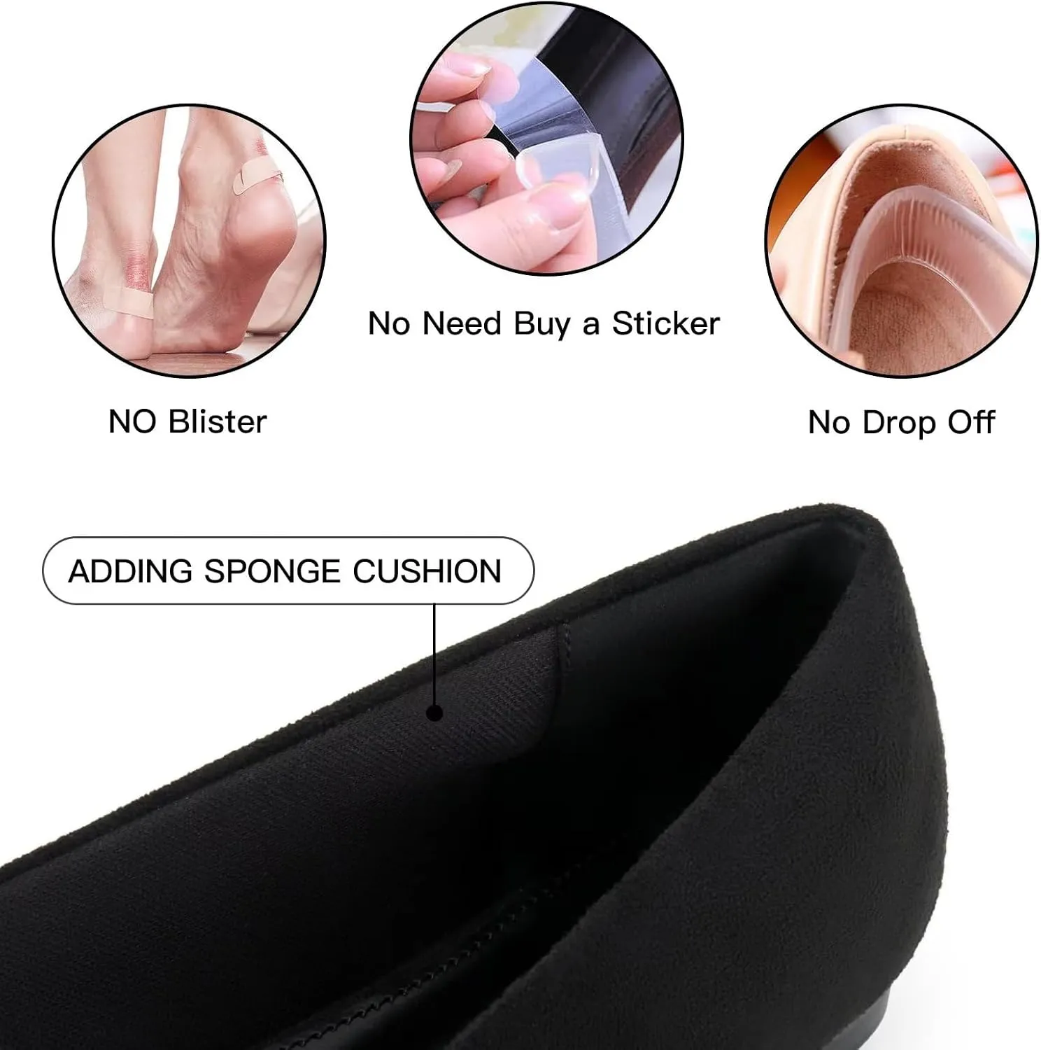 USSHOE Flats Shoes for Women Slip on Round Toe Comfortable Women's Flats Ballet Flats Shoes Loafers