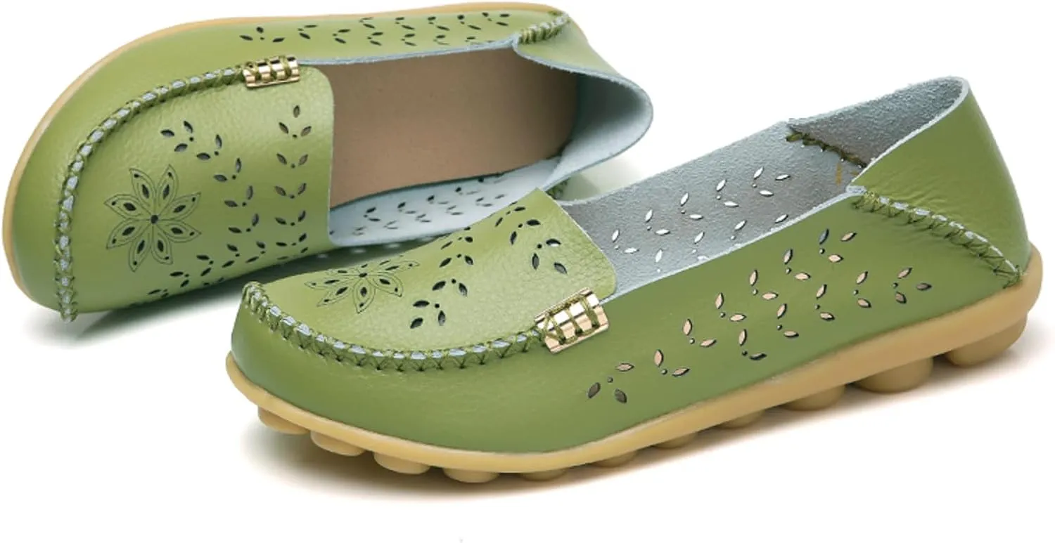 VenusCelia Women's Comfort Walking Boat Shoe