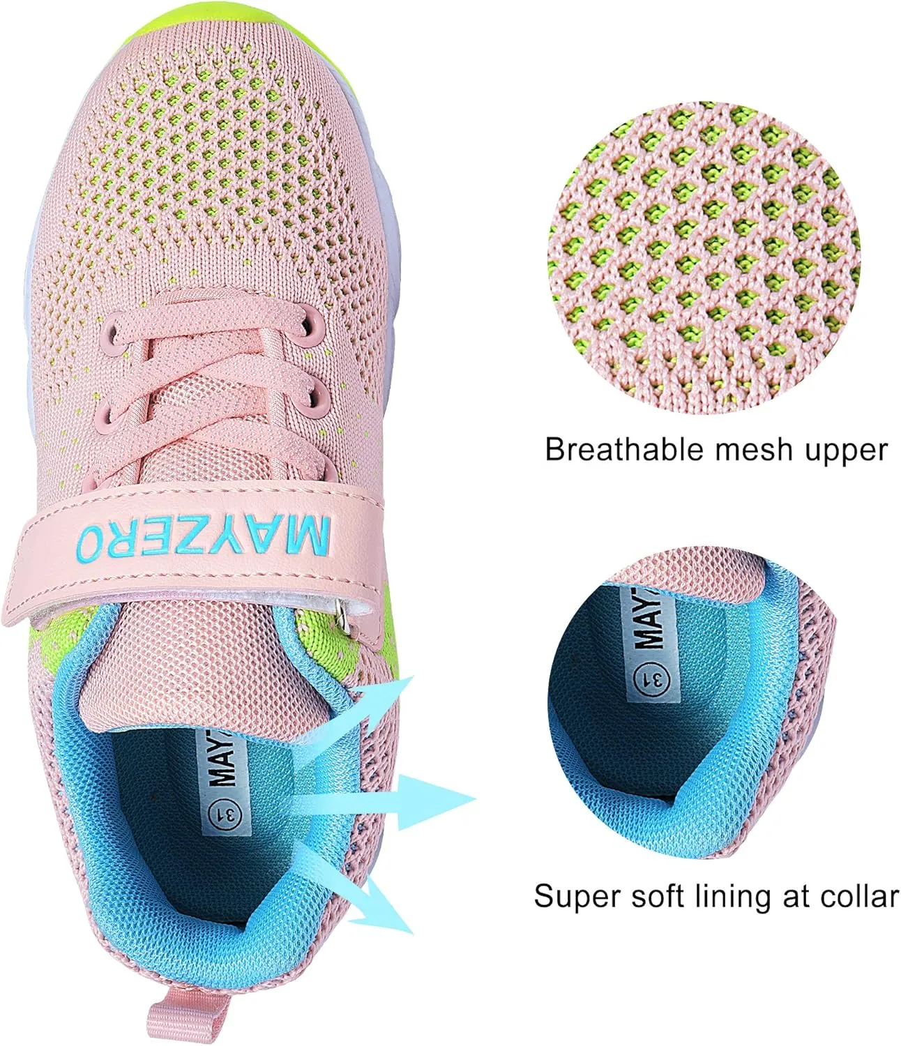 Vivay Toddler Shoes Kids Boys Girls Tennis Shoes Sport Running Shoes Fashion Sneakers
