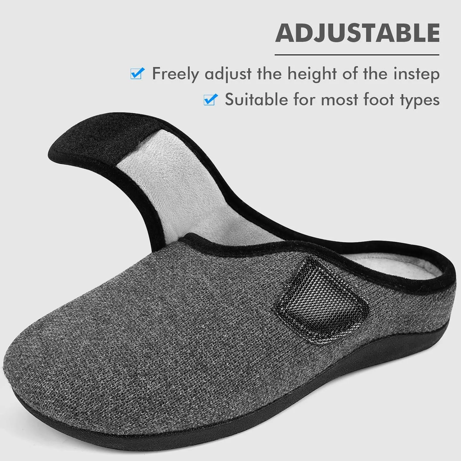 V.Step Slippers with Arch Support for Women & Men - Orthopedic House Slippers for Plantar Fasciitis - Indoor/Outdoor Slip-On Clogs