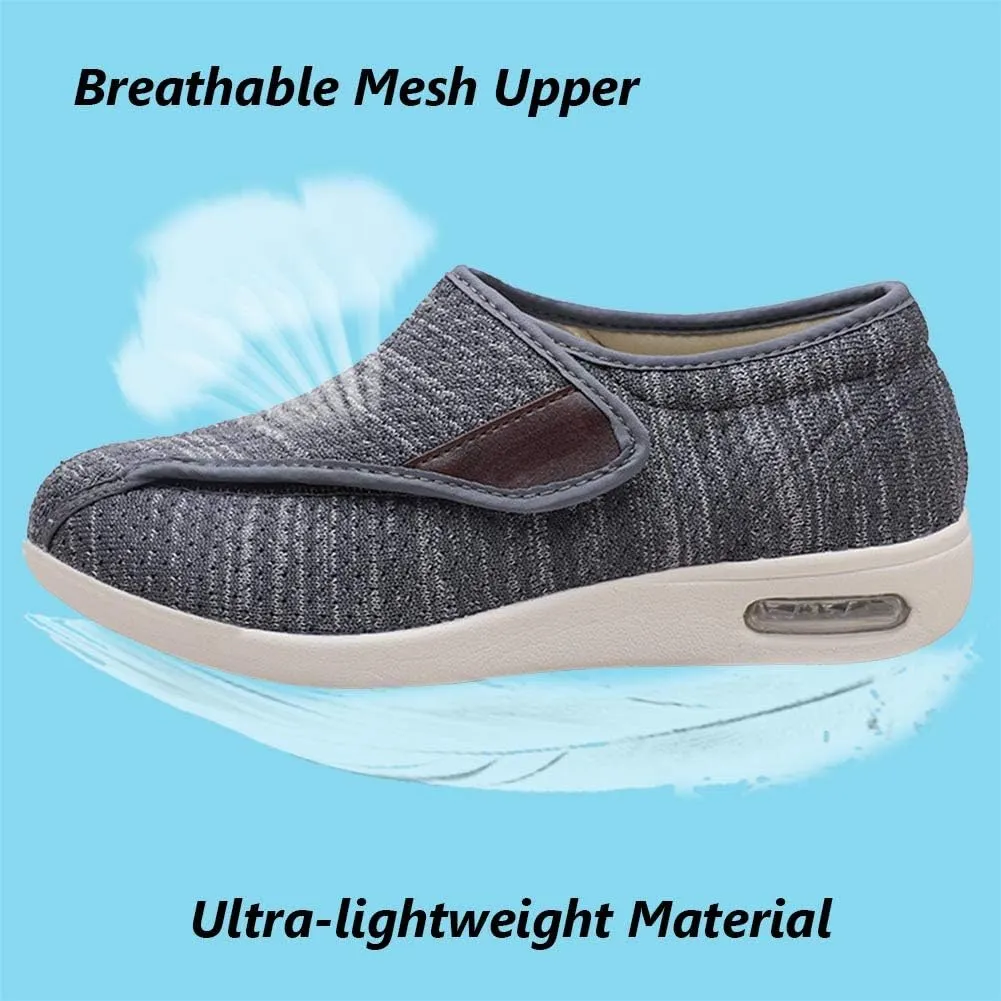 W&LESVAGO Diabetic Shoes for Women Easy On/Off, Lightweight Breathable Adjustable Closure Walking Sneakers