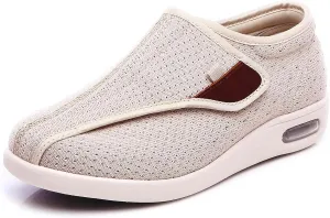 W&LESVAGO Diabetic Shoes for Women Easy On/Off, Lightweight Breathable Adjustable Closure Walking Sneakers