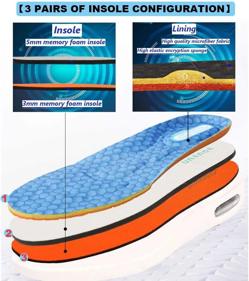 W&LESVAGO Diabetic Shoes for Women Easy On/Off, Lightweight Breathable Adjustable Closure Walking Sneakers