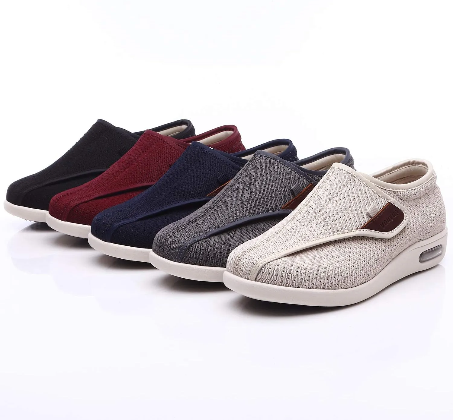 W&LESVAGO Diabetic Shoes for Women Easy On/Off, Lightweight Breathable Adjustable Closure Walking Sneakers