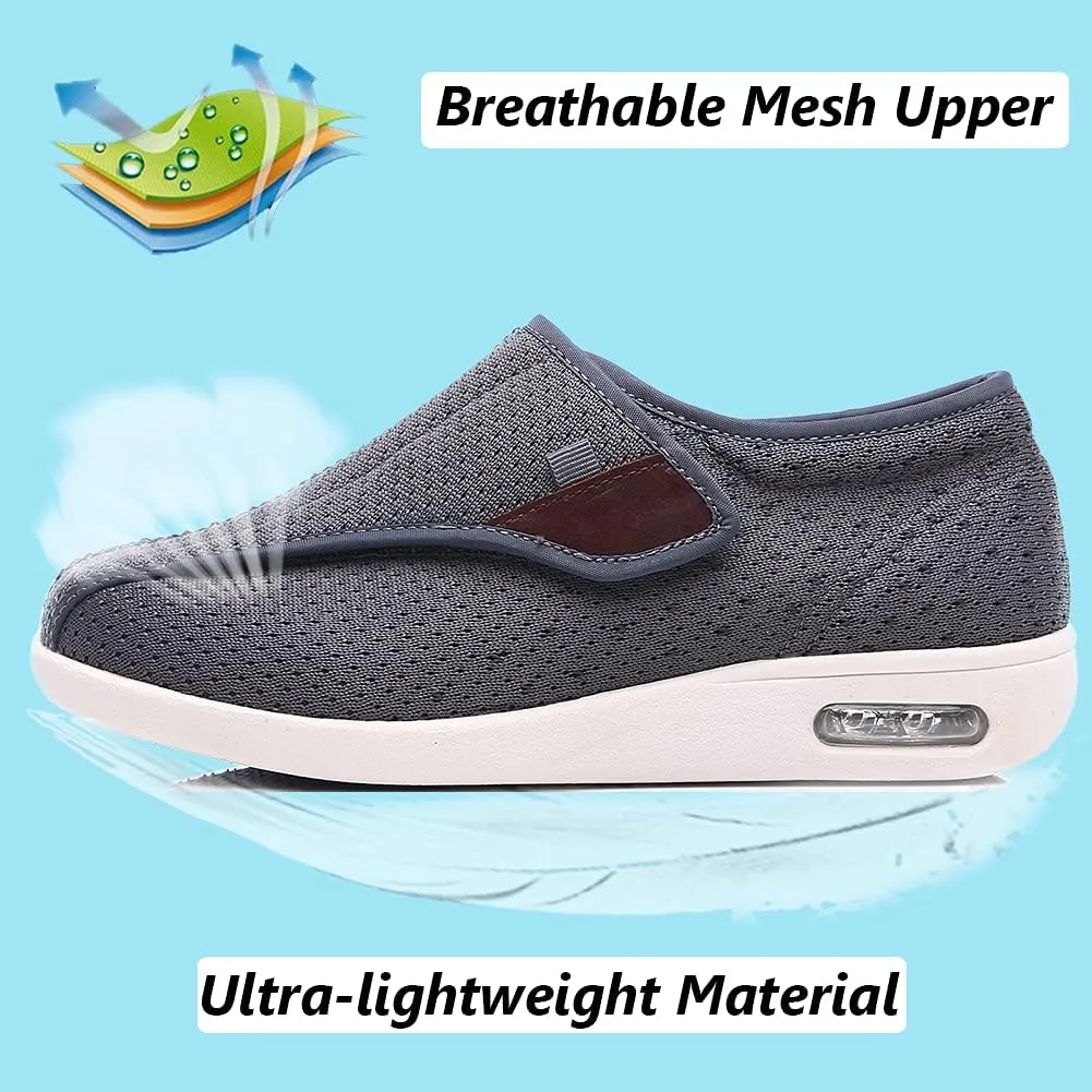 W&LESVAGO Diabetic Shoes for Women Easy On/Off, Lightweight Breathable Adjustable Closure Walking Sneakers