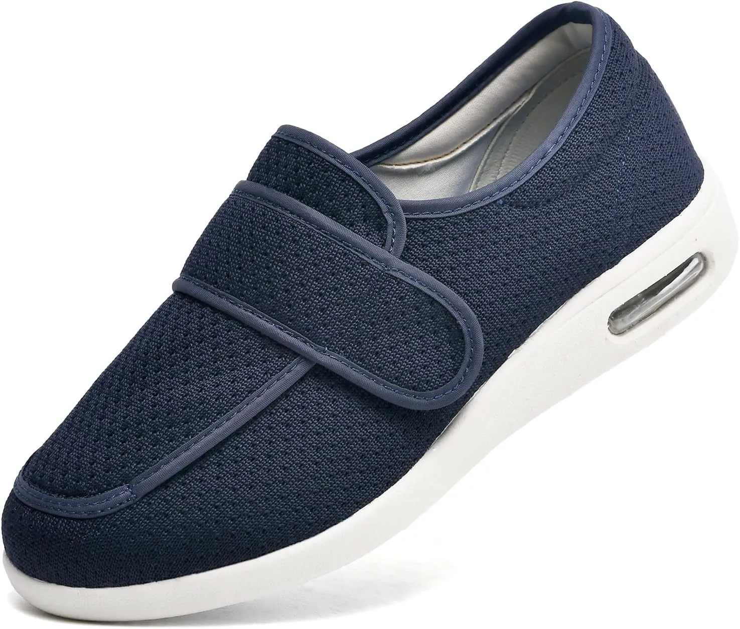 W&LESVAGO Women's Wide Width Diabetic Shoes with Adjustable Closures Easy On/Off, Breathable Lightweight Comfortable Walking Sneakers for Edema Swollen Feet Summer