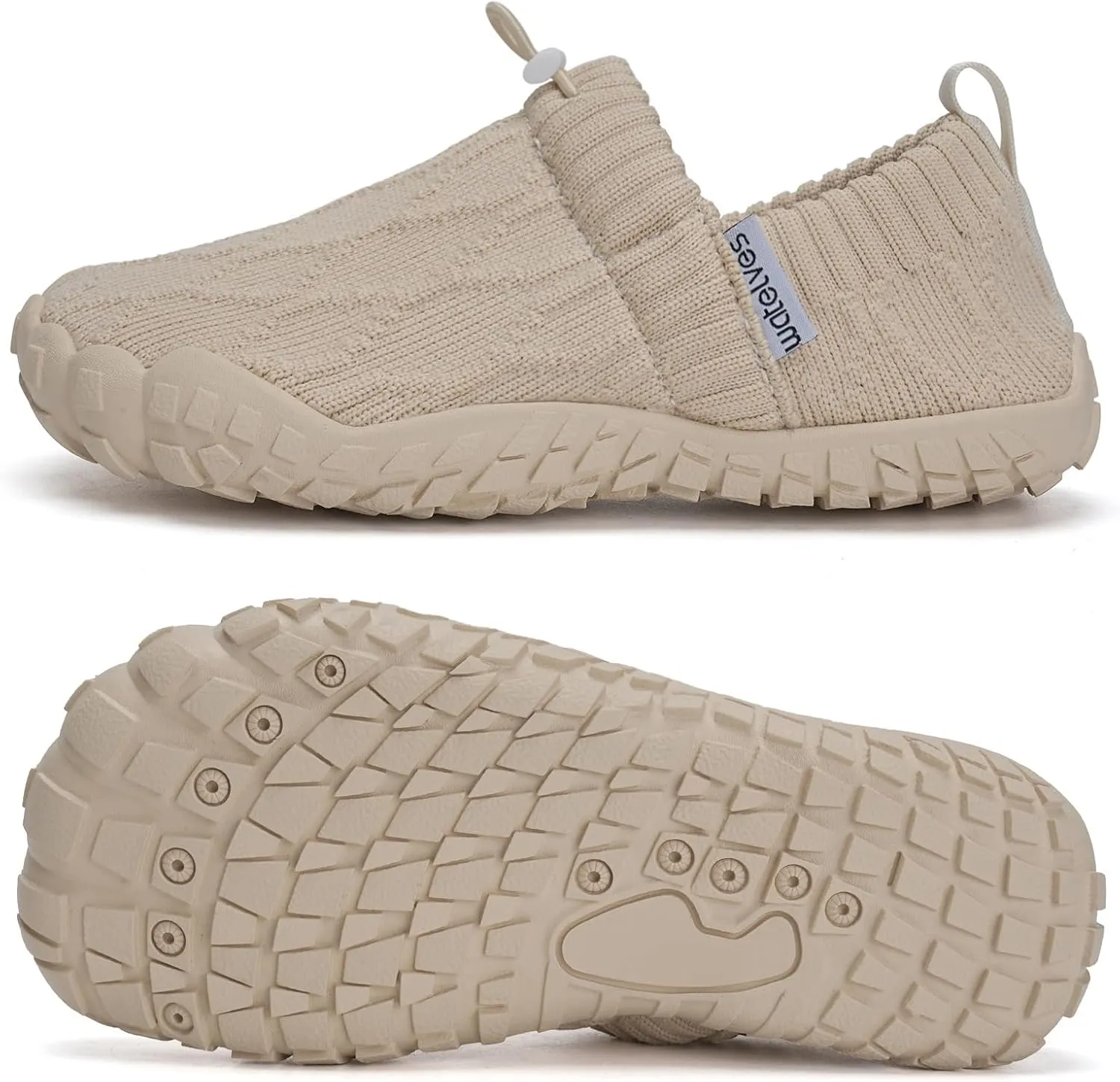 WateLves Kids Barefoot Water Shoes Boys Girls Breathable Wide Toe Slip On Beach Walking Shoes Toddler Swim Shoes Little Big Kid Minimalist Sneakers