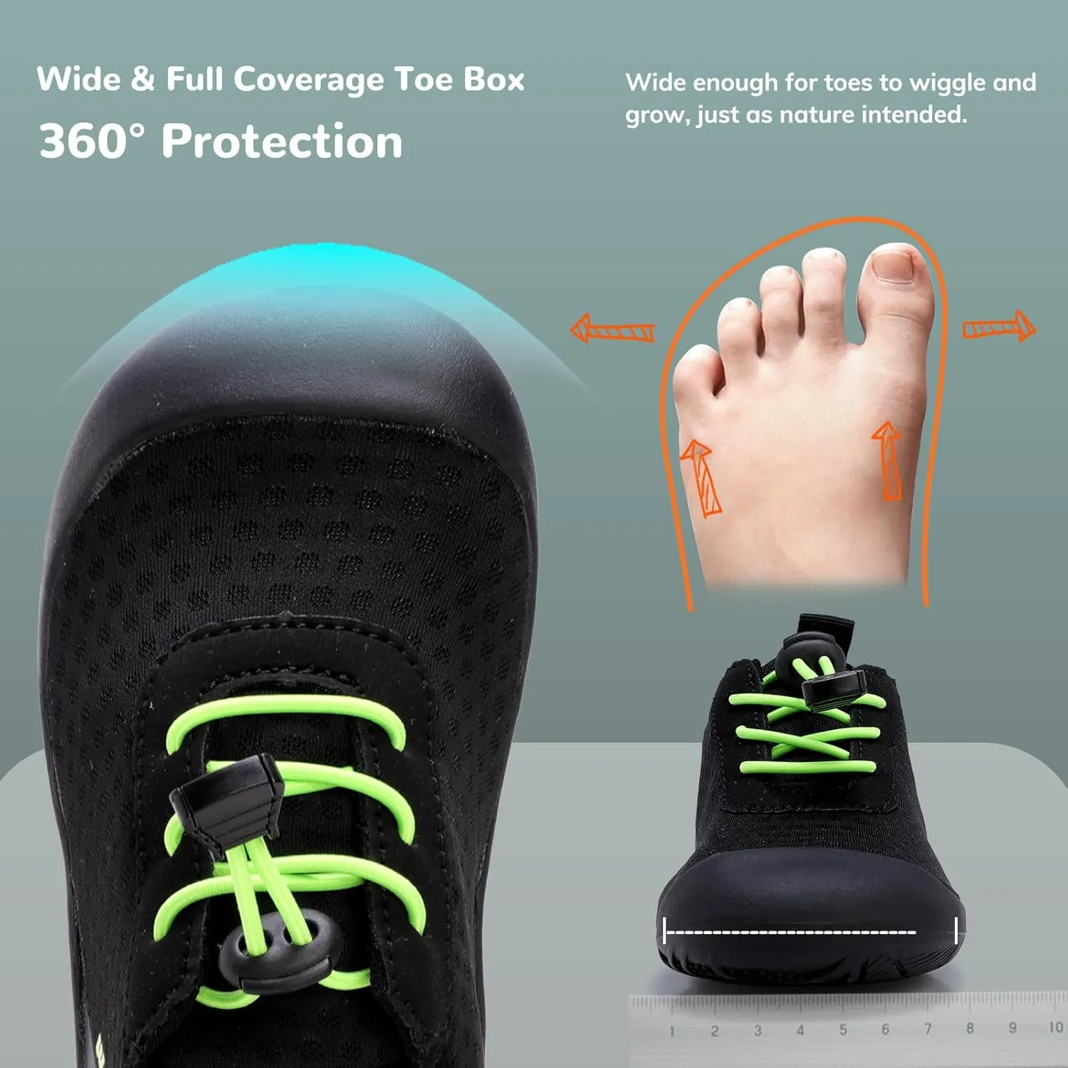 WateLves Wide Toddler Water Shoes Kids Barefoot Athletic Sneakers Girls Boys Quick Dry Aqua Socks for Beach Hiking Swim Kayak Sport Accessories, Camping Essentials