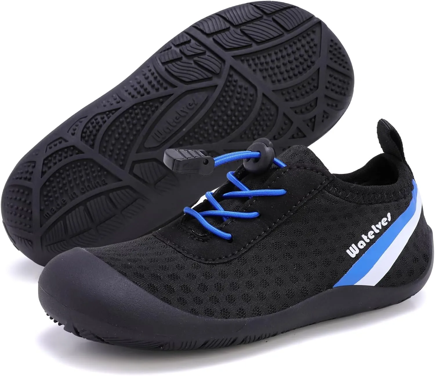 WateLves Wide Toddler Water Shoes Kids Barefoot Athletic Sneakers Girls Boys Quick Dry Aqua Socks for Beach Hiking Swim Kayak Sport Accessories, Camping Essentials