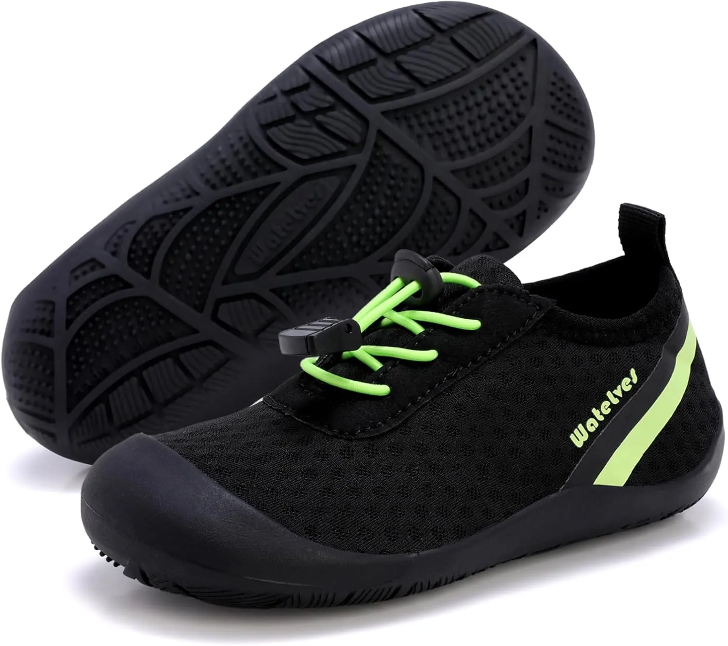 WateLves Wide Toddler Water Shoes Kids Barefoot Athletic Sneakers Girls Boys Quick Dry Aqua Socks for Beach Hiking Swim Kayak Sport Accessories, Camping Essentials