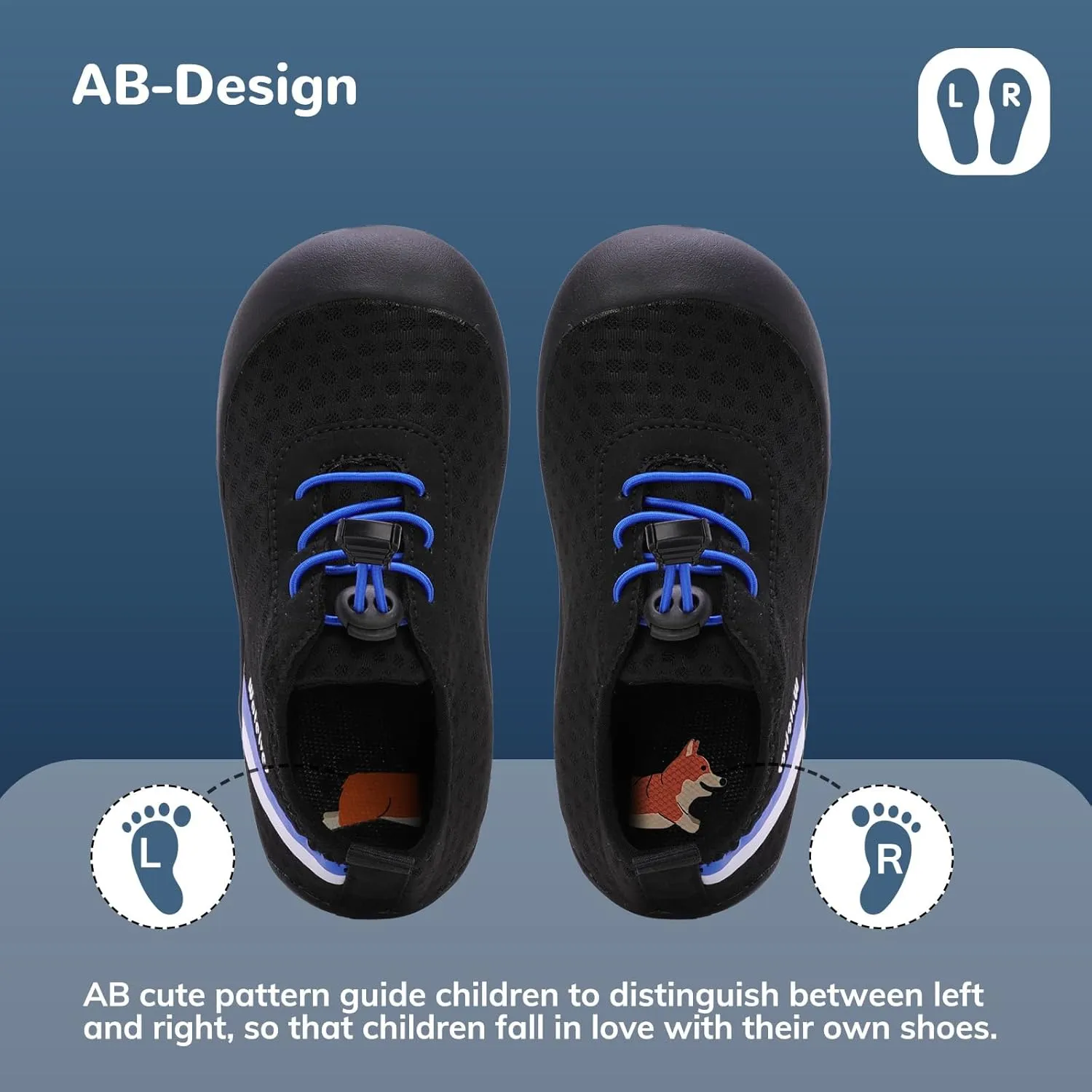 WateLves Wide Toddler Water Shoes Kids Barefoot Athletic Sneakers Girls Boys Quick Dry Aqua Socks for Beach Hiking Swim Kayak Sport Accessories, Camping Essentials