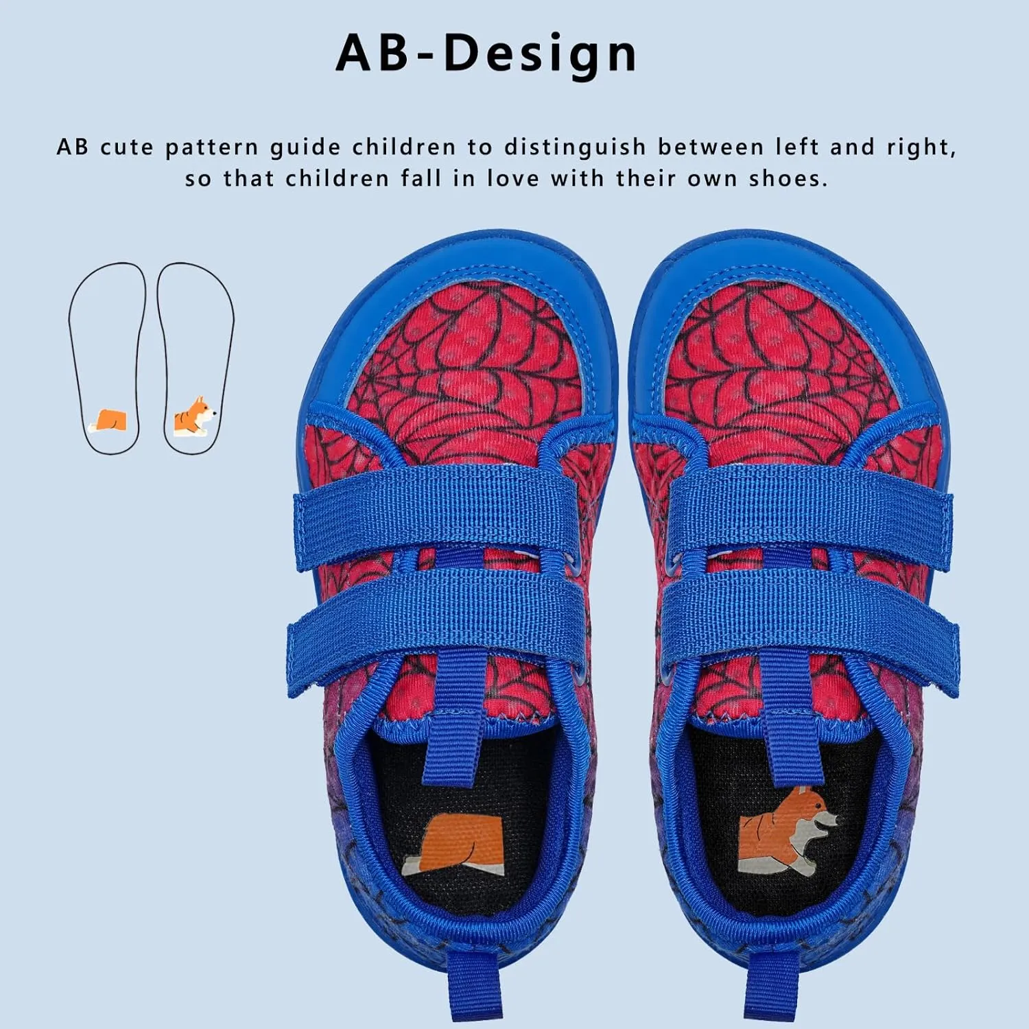 WateLves Wide Toddler Water Shoes Kids Barefoot Beach Swim Aqua Shoes Boys Girls Breathable Mesh Walking Hook and Loop Sneakers