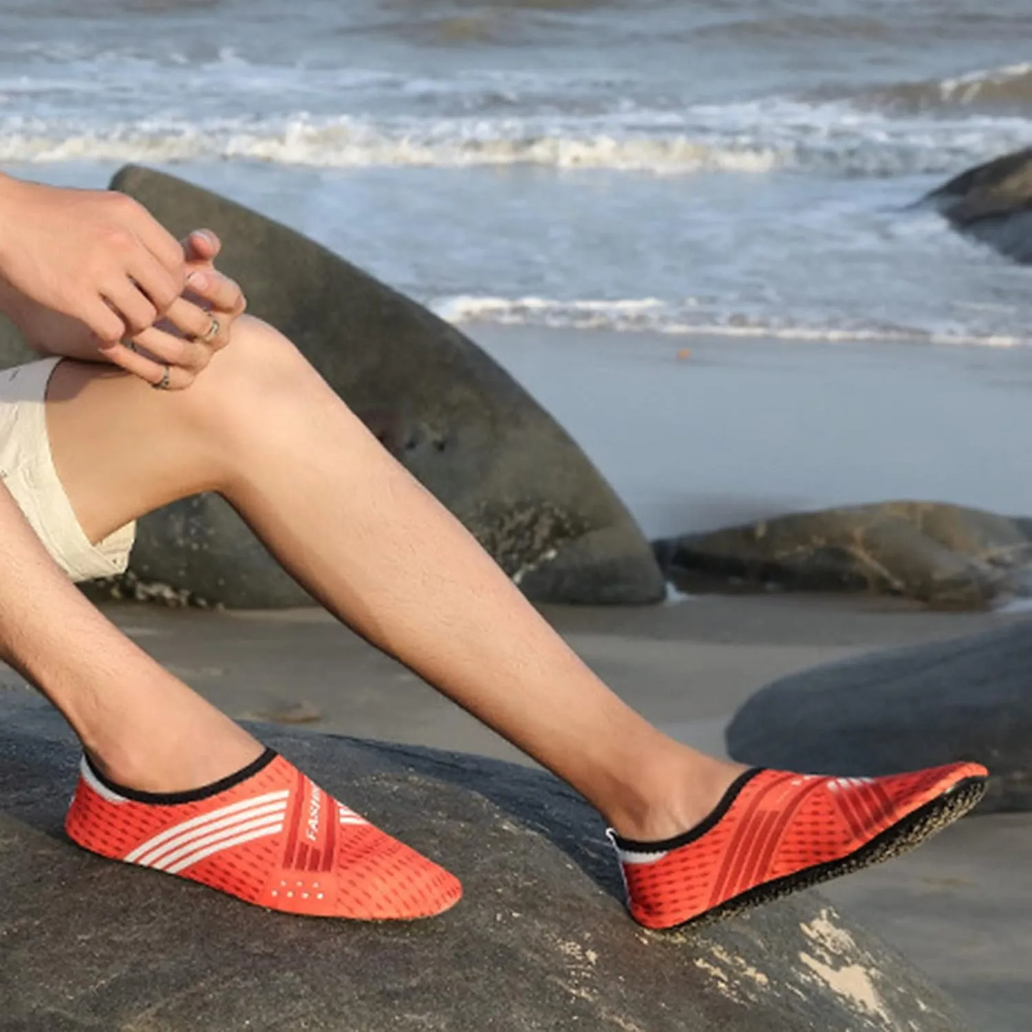 Water Shoes for Women Men Quick Dry Barefoot Swim Beach Pool Aqua Socks Non Slip Outdoor Hiking Surf Kayaking Yoga Sports Shoes