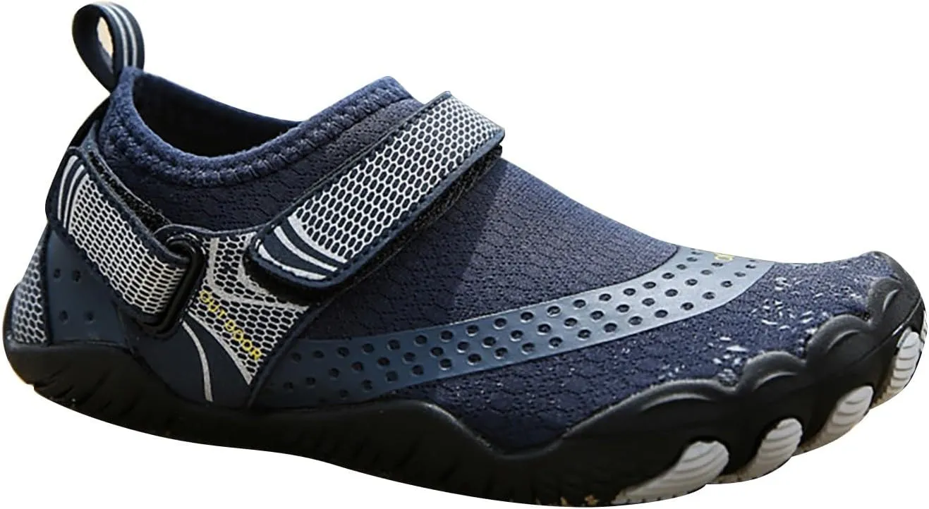 Water Shoes Men Wide Toe Barefoot Aqua Socks Quick Dry Barefoot Water Shoes Men Water Shoes Wide Width Women Beach Sports Quick Dry Barefoot for Pool Hiking Training Outdoor Water Sports
