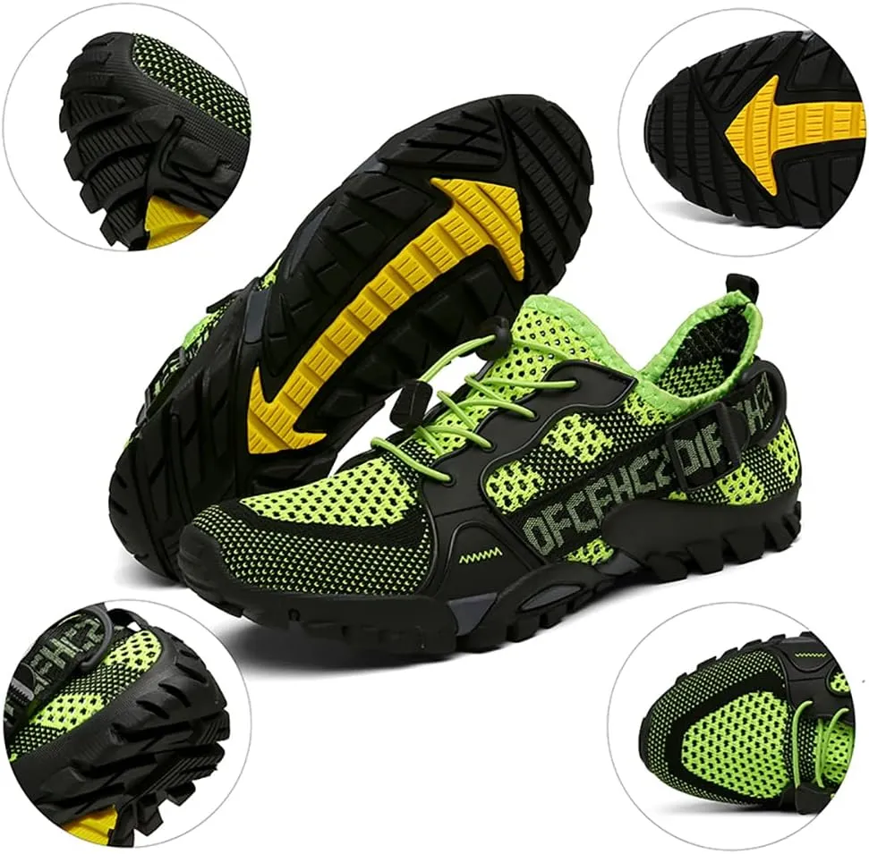 Water Shoes Men Women Outdoor Hiking Shoes Quick Drying Beach Aqua Shoes Travel Trekking Walking Climbing Sneakers