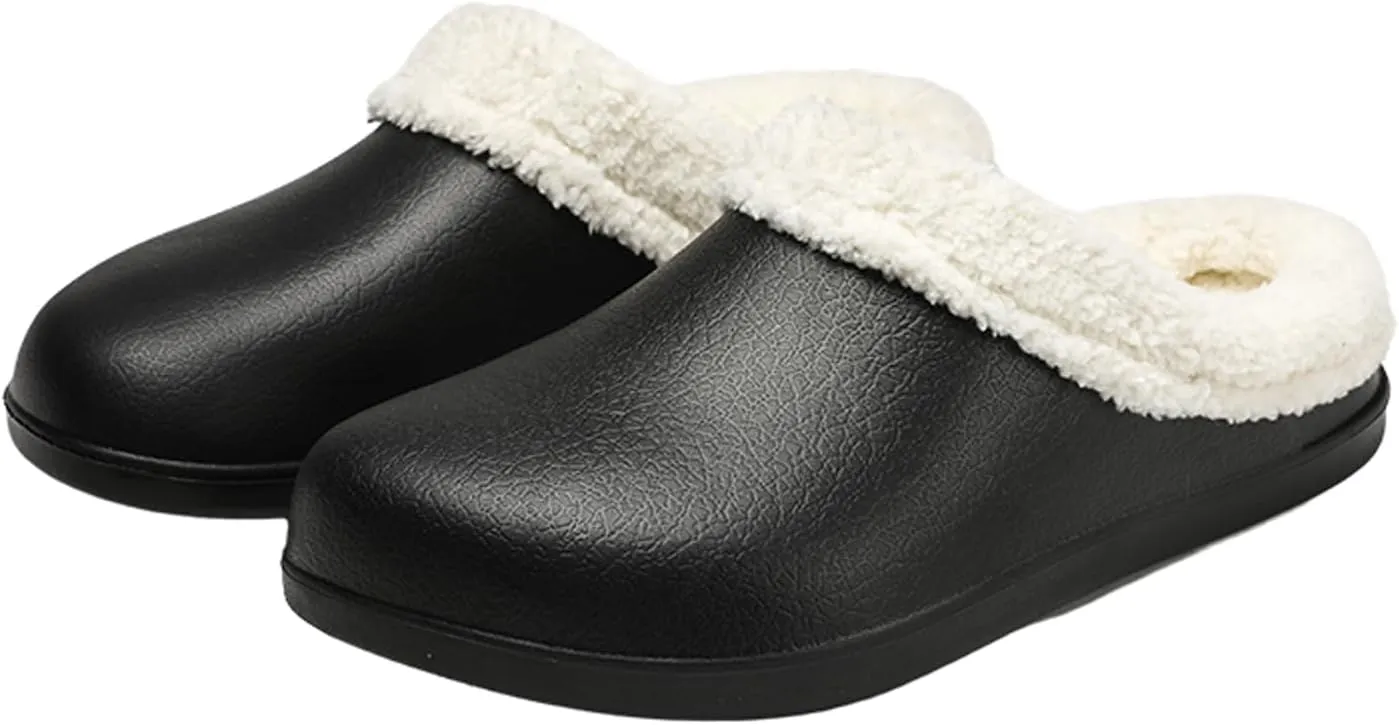 Waterproof EVA Garden Clogs for Men and Women - Non-Slip, Lightweight House Slippers - Oil & Water Resistant Safety Shoes for Kitchen, Restaurant, Garden, Hospital - Basic & Lined Versions