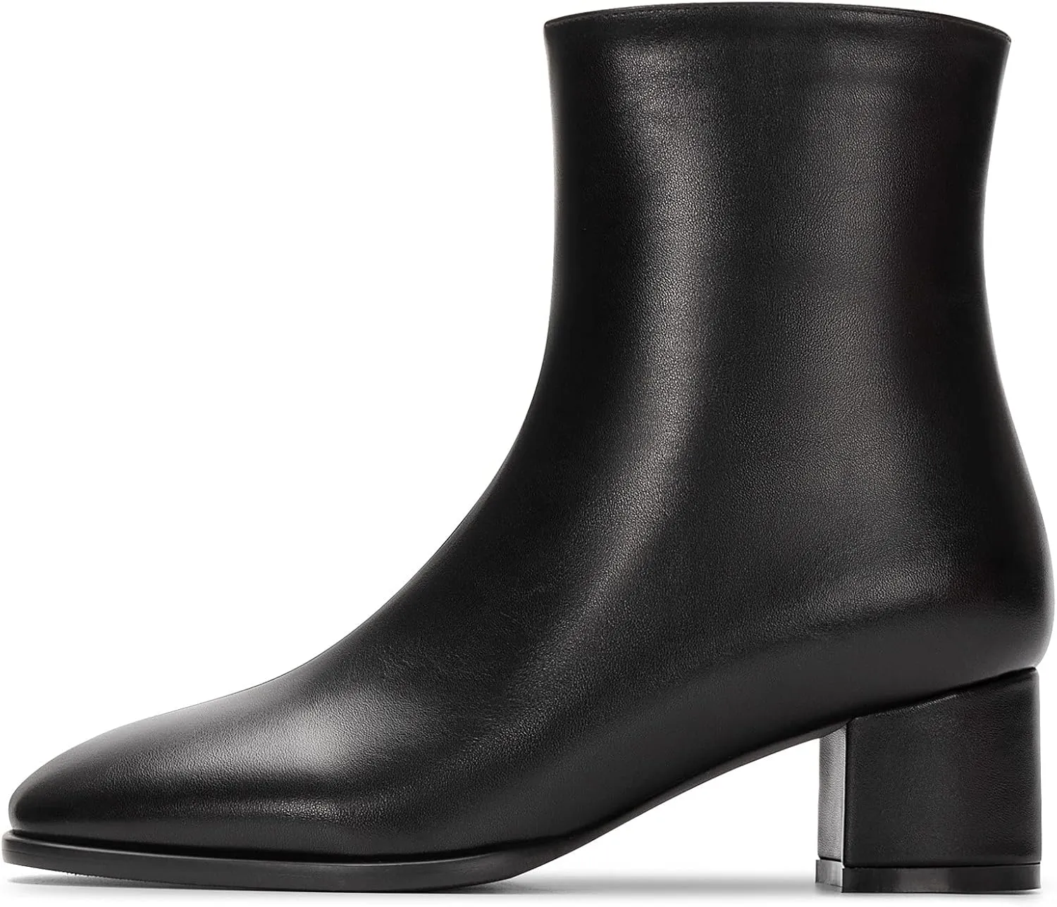 WAYDERNS Women's Square Toe Microfiber Zip Crocodile Print Chunky Low Heel Ankle High Boots 2 Inch