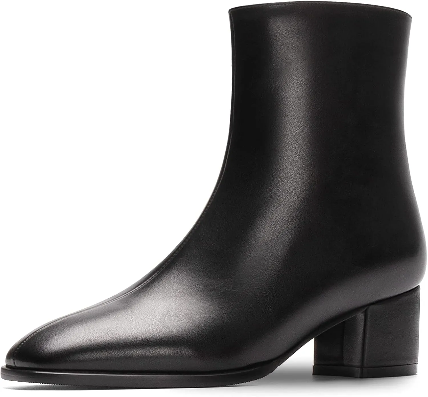 WAYDERNS Women's Square Toe Microfiber Zip Crocodile Print Chunky Low Heel Ankle High Boots 2 Inch