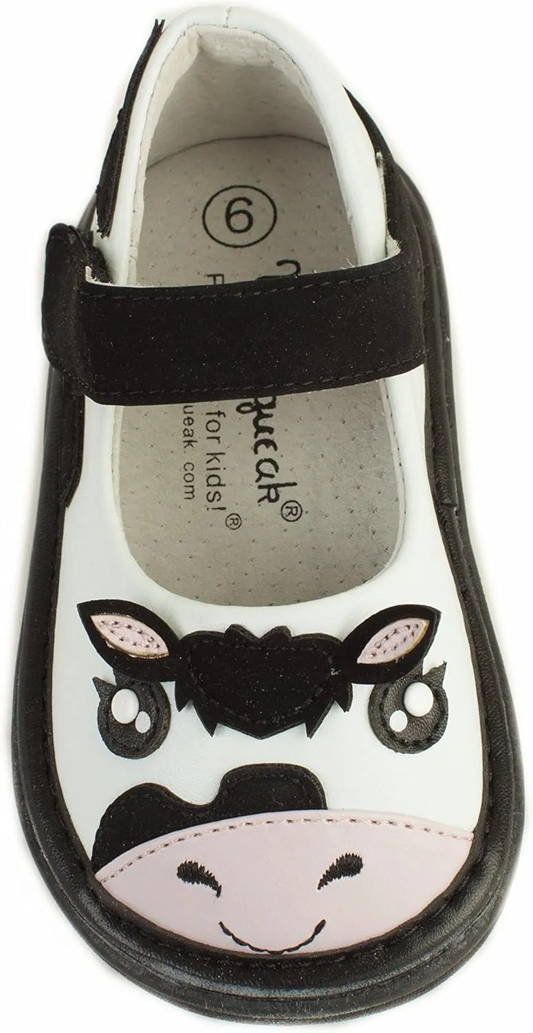 Wee Squeak Toddler Squeaky Shoes Bessie Moo Cow