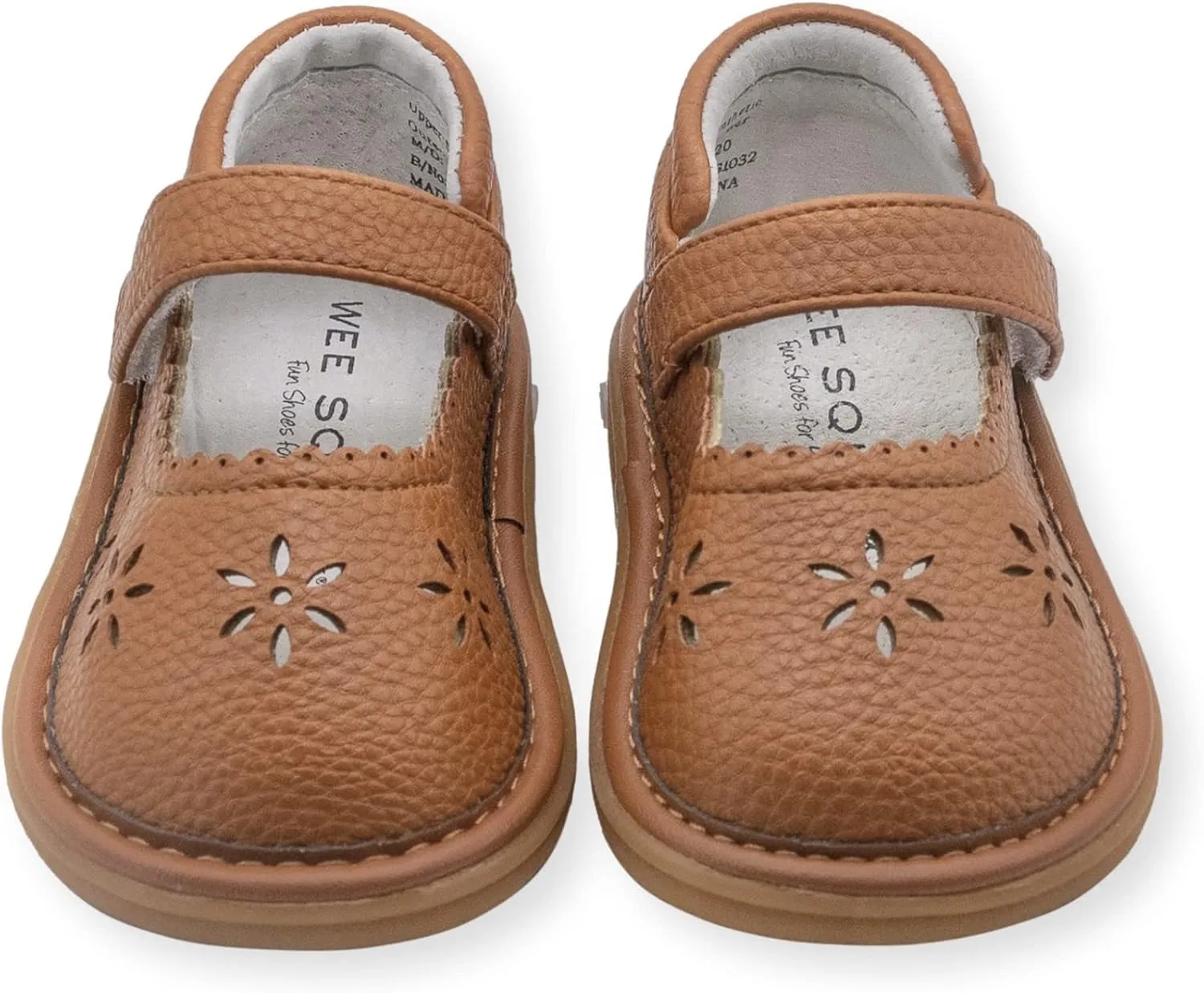Wee Squeak Toddler Squeaky Shoes with Removable Squeaker in Fun Styles & Colors for Boys and Girls