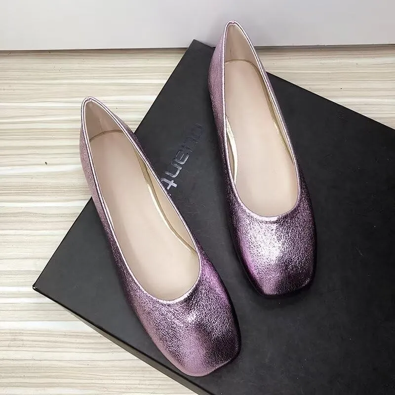 WENJIAZHIZHI Womens Camouflage Square Toe Ballet Flats Dress Shoes for Women Dressy Comfortable Slip On Flats Shoes Casual