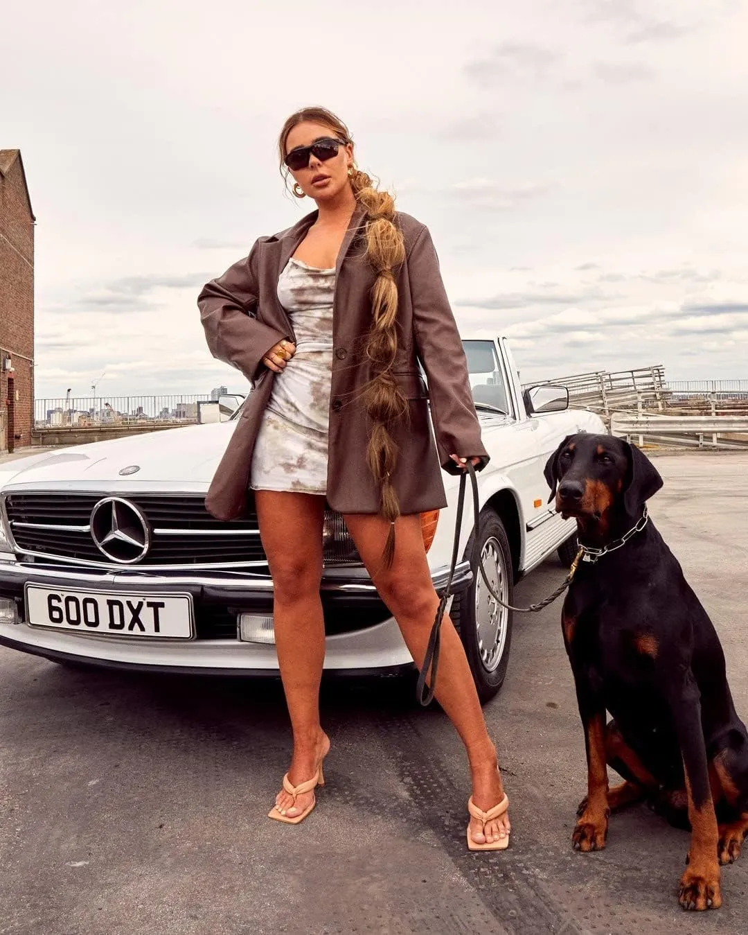 Women Faux Leather Blazer Jackets Button Down Oversized Vintage PU Leather Lapel Jacket Streetwear