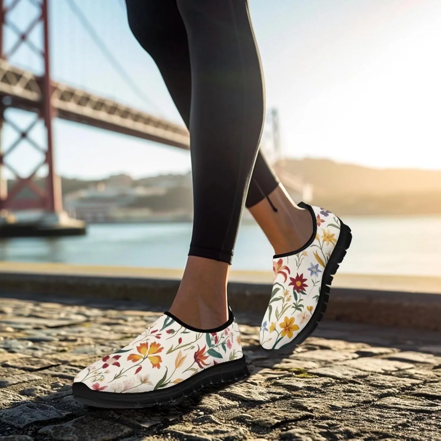 Women Slip On Shoes Sneakers Artistic Women's Shoes Casual Slip Ons