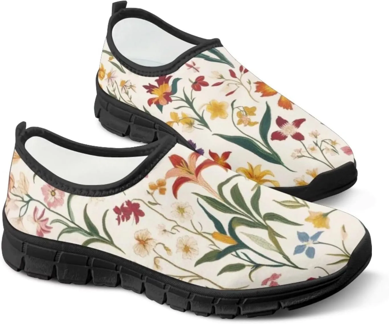 Women Slip On Shoes Sneakers Artistic Women's Shoes Casual Slip Ons