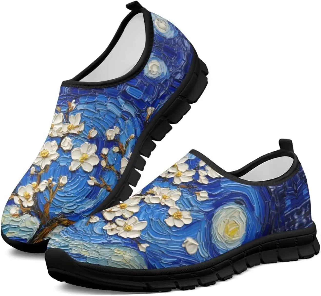 Women Slip On Shoes Sneakers Artistic Women's Shoes Casual Slip Ons