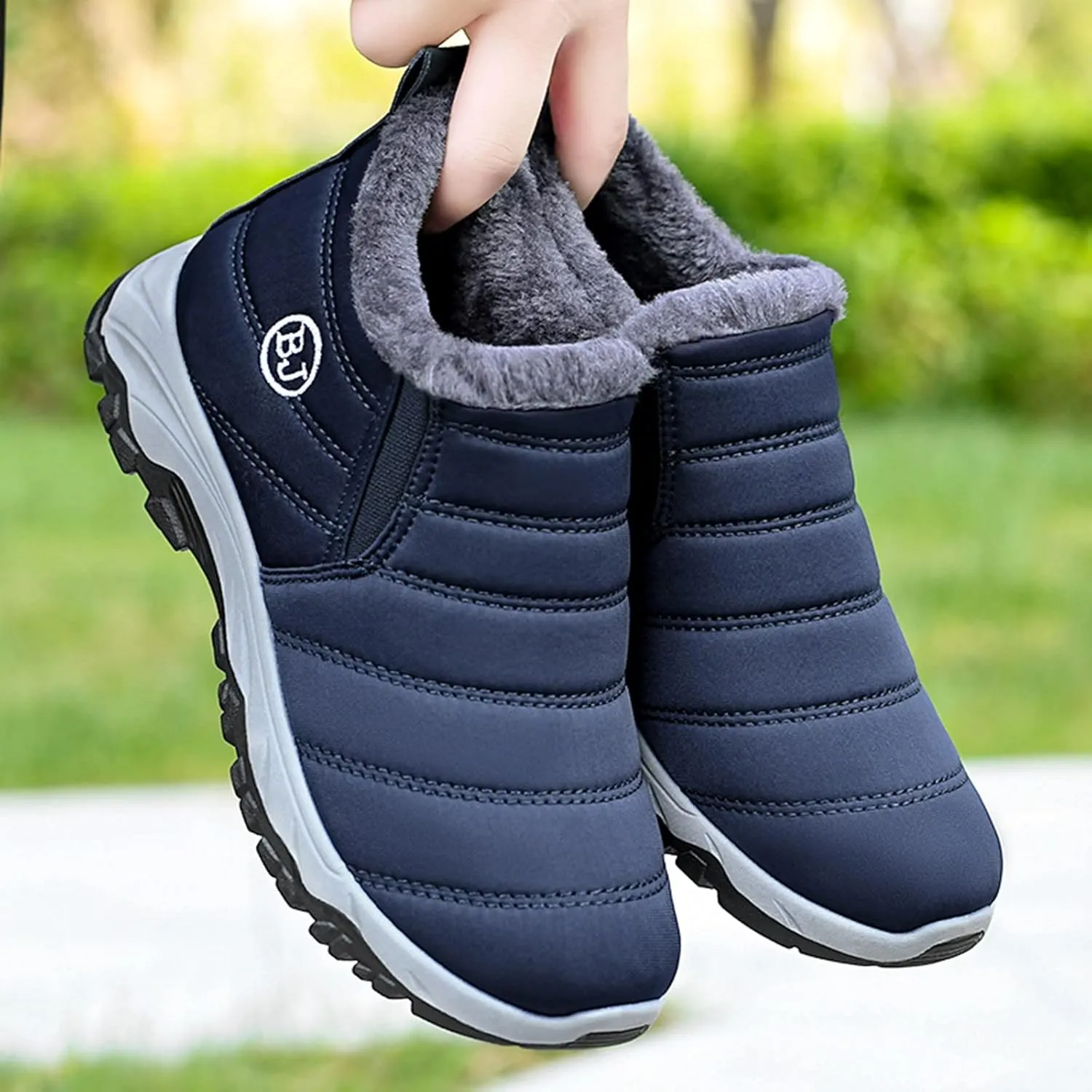 Women Snow Ankle Boots Waterproof Leather Snow Boot Women Wide Extra Wide Womens Ankle Snow Boots Boots for Snowshoes Snow Boots for Women Waterproof Tall