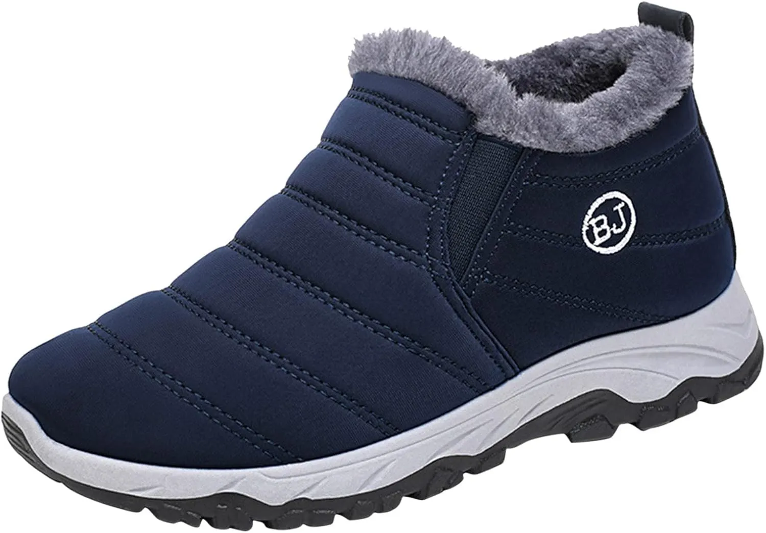 Women Snow Ankle Boots Waterproof Leather Snow Boot Women Wide Extra Wide Womens Ankle Snow Boots Boots for Snowshoes Snow Boots for Women Waterproof Tall