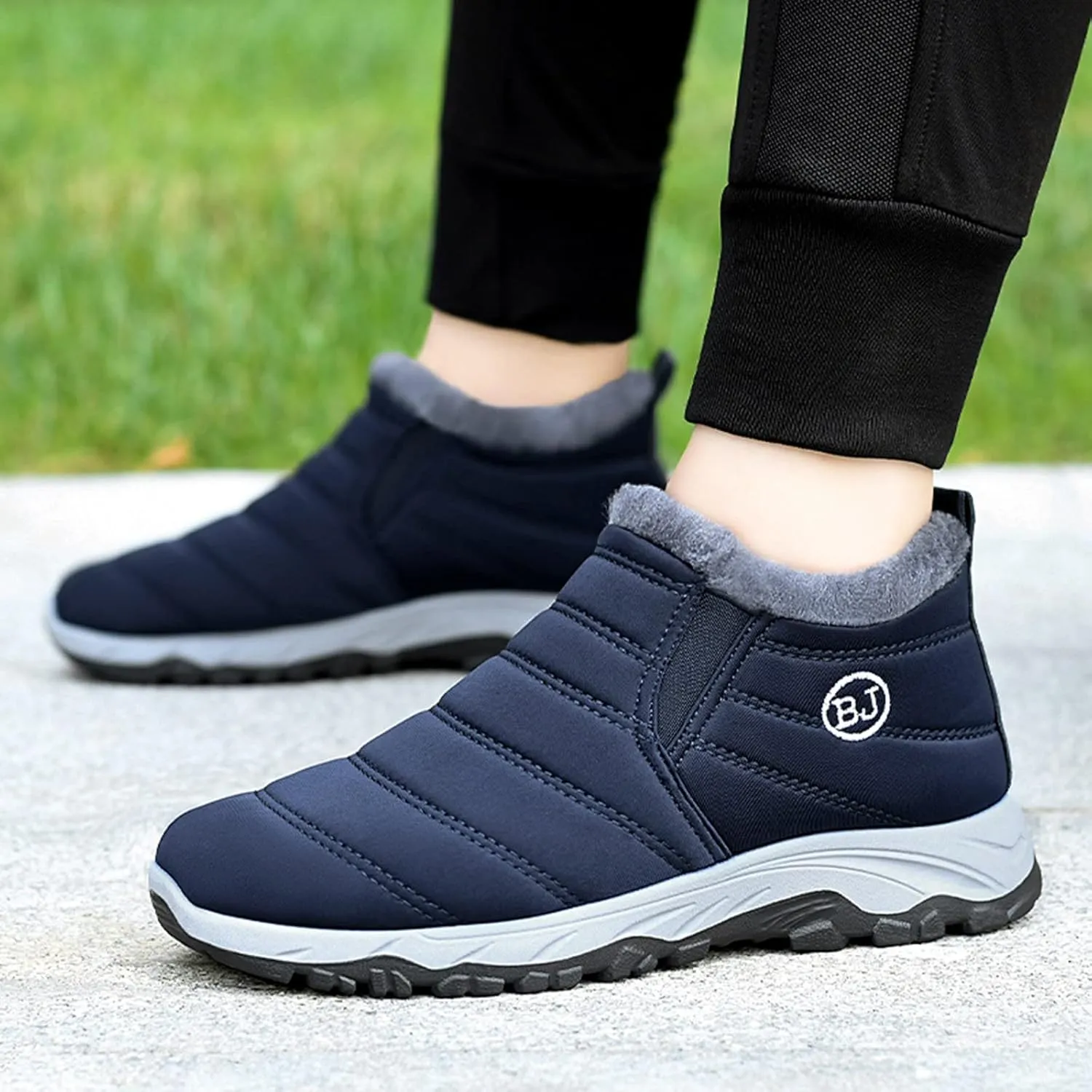 Women Snow Ankle Boots Waterproof Leather Snow Boot Women Wide Extra Wide Womens Ankle Snow Boots Boots for Snowshoes Snow Boots for Women Waterproof Tall