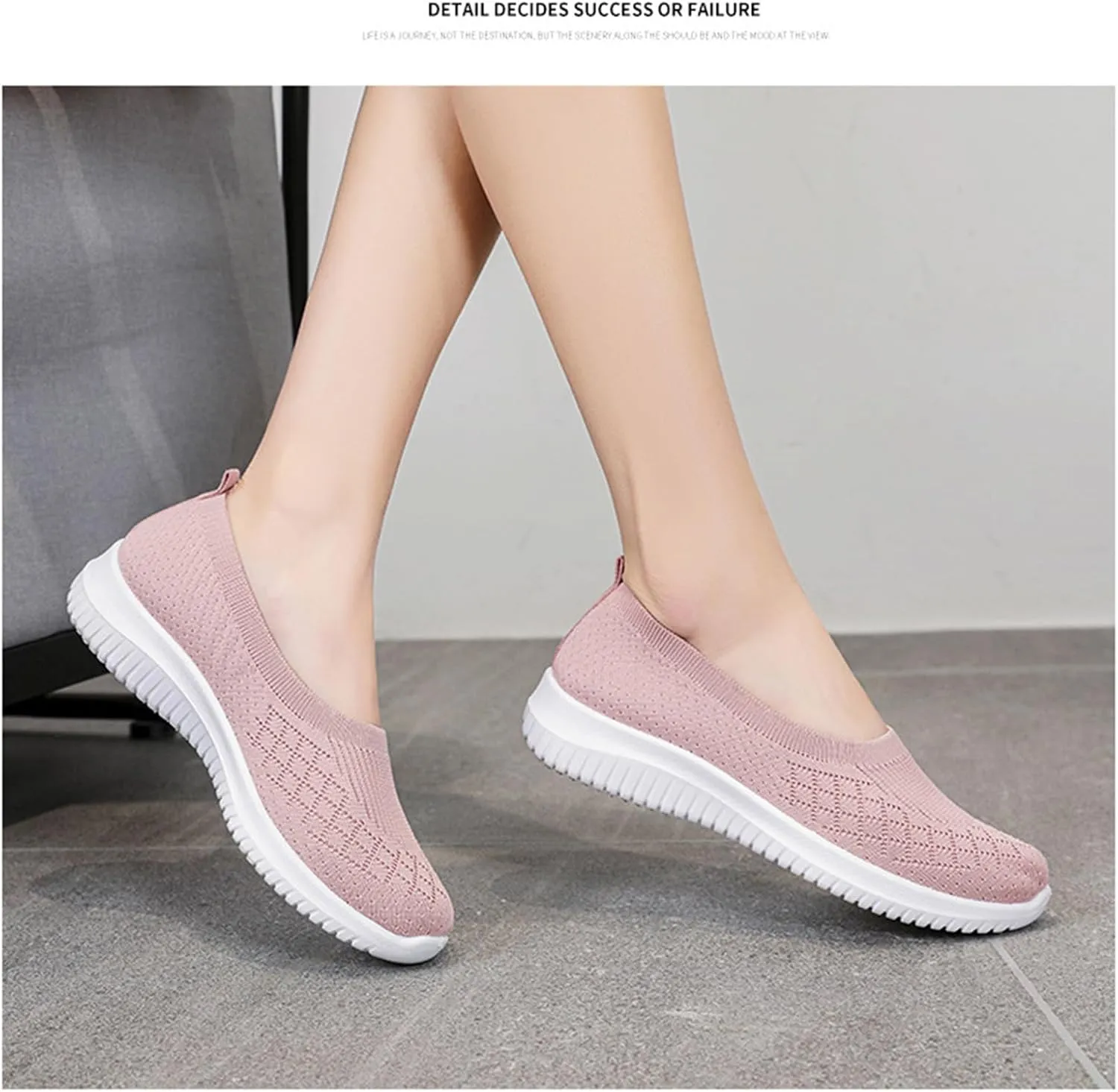 Women's Athletic Walking Shoes Architect Support Orthopedic Shoe Mesh Hollow Out Breathable Yoga Sneakers Slip On Wide Toe Nurse Walking Sneakers Lightweight Comfortable Diabetic Shoes