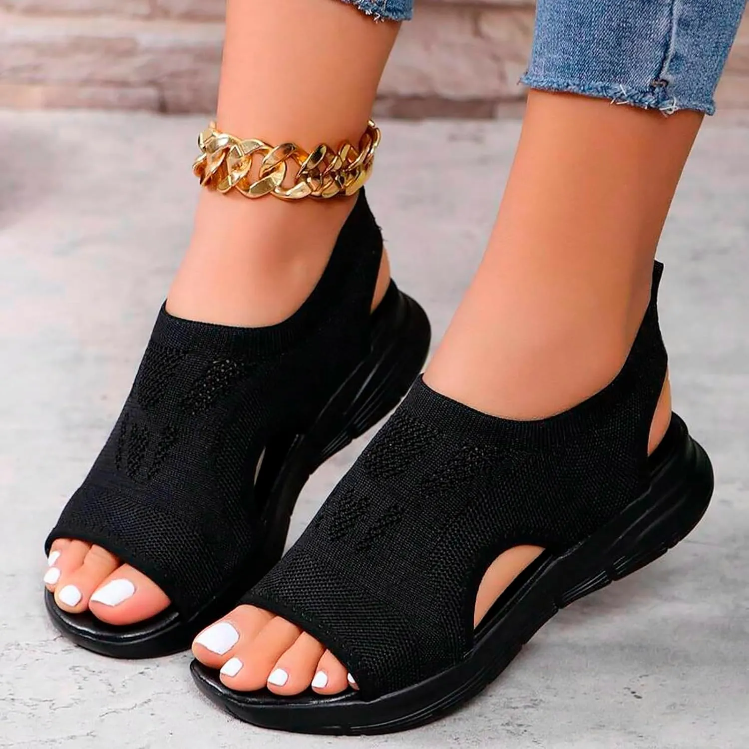 Women's Breathable Orthopedic Sandals Comfortable Walking Tennis Shoes Sandals Smart Sandals for Women