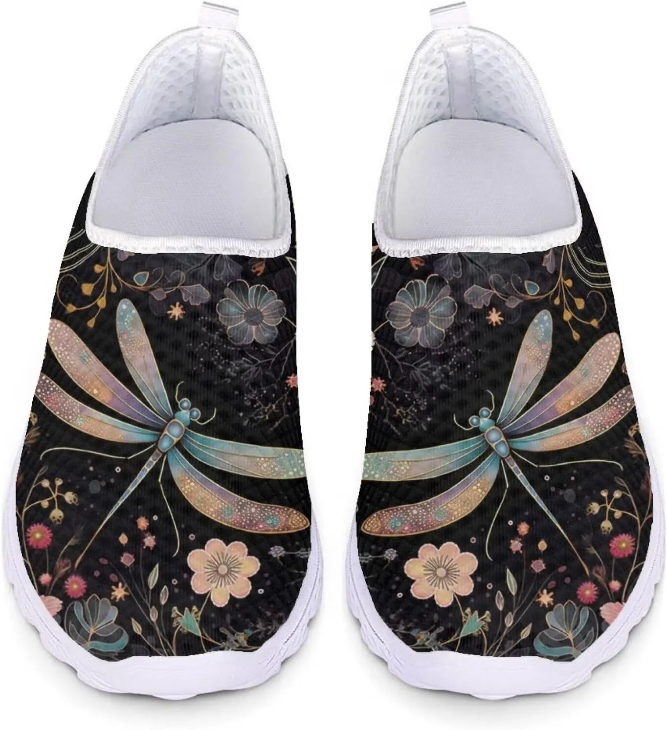 Womens Fashion Sneakers Slip On Shoes Tennis Sneaker Road Running Shoe Size 5.5-11.5