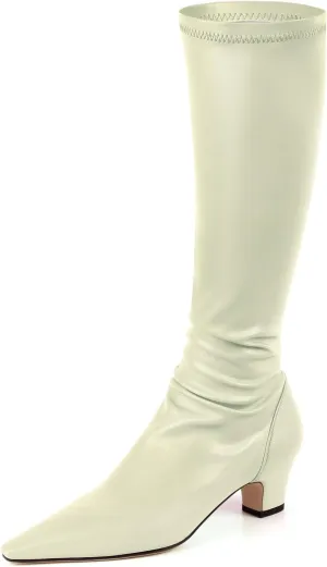 Women's Gogo Boots Knee High Boots Pointed Toe Chunky Heel Fashion Dress Boots