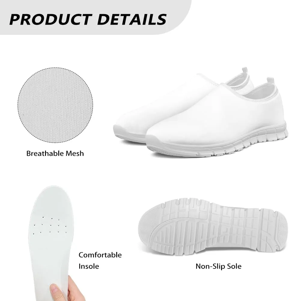 Women's Lightweight Slip On Casual Loafers Breathable Ladies Travel Walking Running Shoes Non Slip Fashion Sneakers