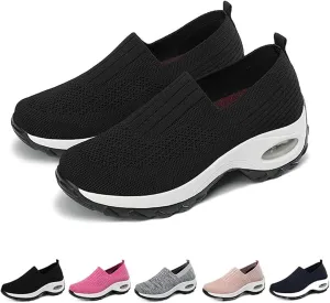 Women's Orthopedic Schedule Diabetic Walking Shoes Diabetic Mesh Hands Free Slip Ins Breathable Comfortable Casual Ladies Sport Outdoor Athletic Sneakers