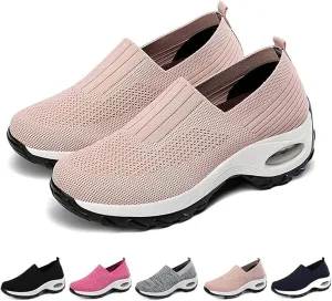 Women's Orthopedic Schedule Diabetic Walking Shoes Diabetic Mesh Hands Free Slip Ins Breathable Comfortable Casual Ladies Sport Outdoor Athletic Sneakers