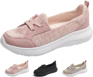 Womens Orthopedic Shoes Zapatos Ortopédicos para Mujer Walking Shoe Hands Free Slip on Retractable Shoelaces Sneakers