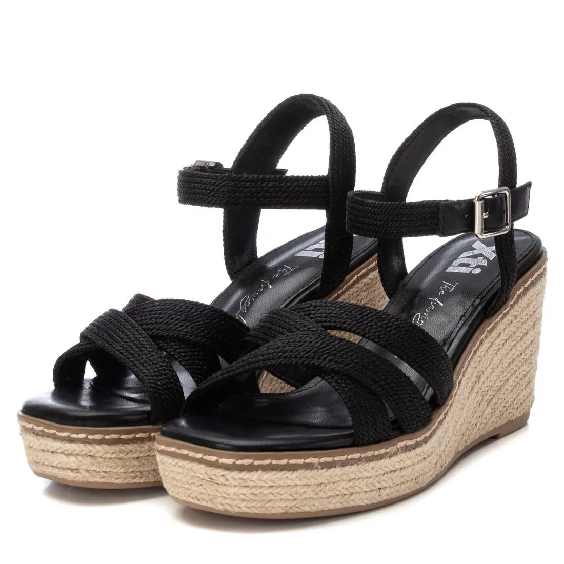 Women's sandals 142906 BLACK