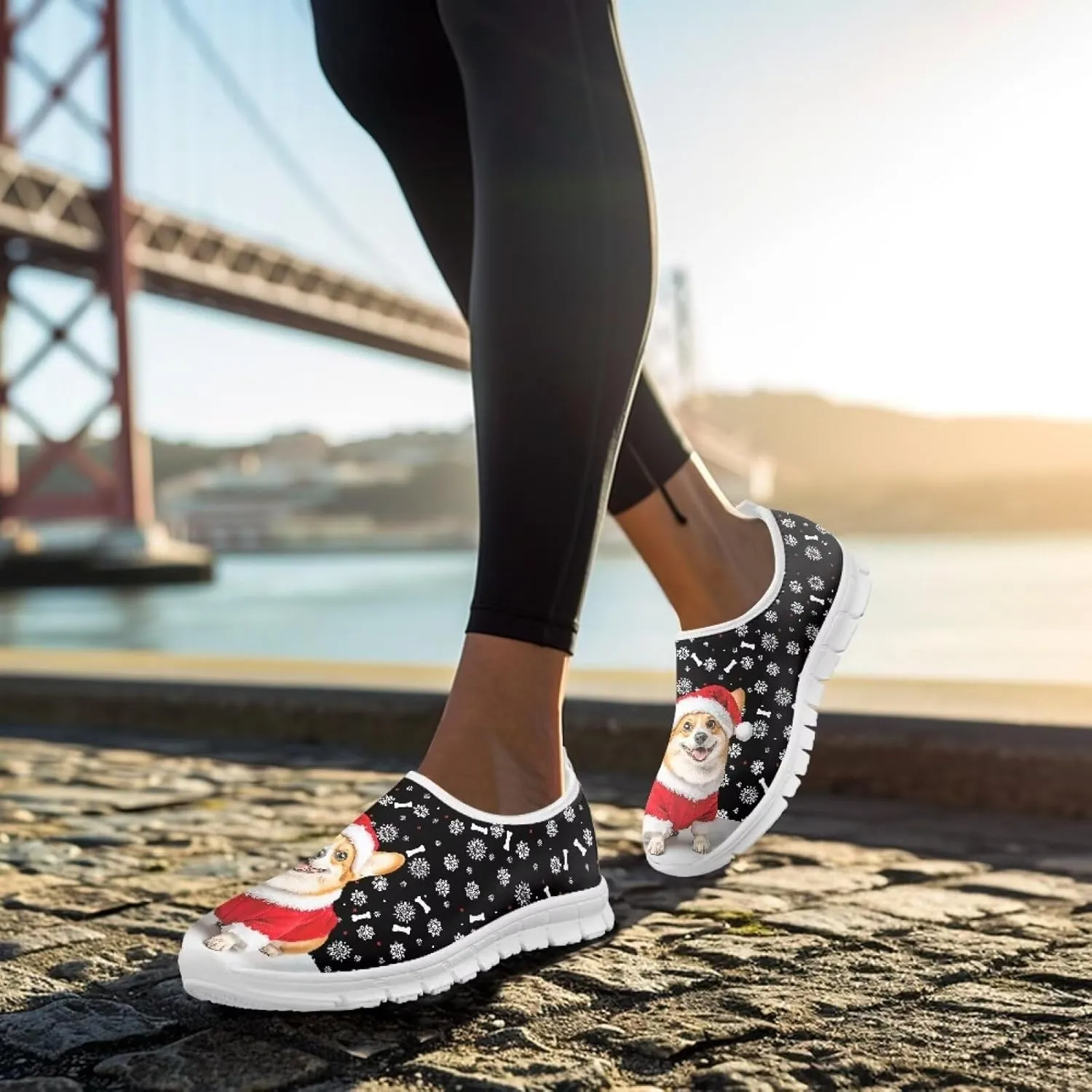 Women's Slip On Loafers Soft Comfort Causal Walking Shoes Low Top Non Slip Outdoor Sports Running Sneakers US 5.5-11.5