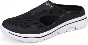 Women's Slippers Casual Clogs Home Shoes, Lightweight Backless Shoes, Comfortable Non-Slip Indoor Outdoor Walking Mules Shoes, Breathable Closed Toe Slippers