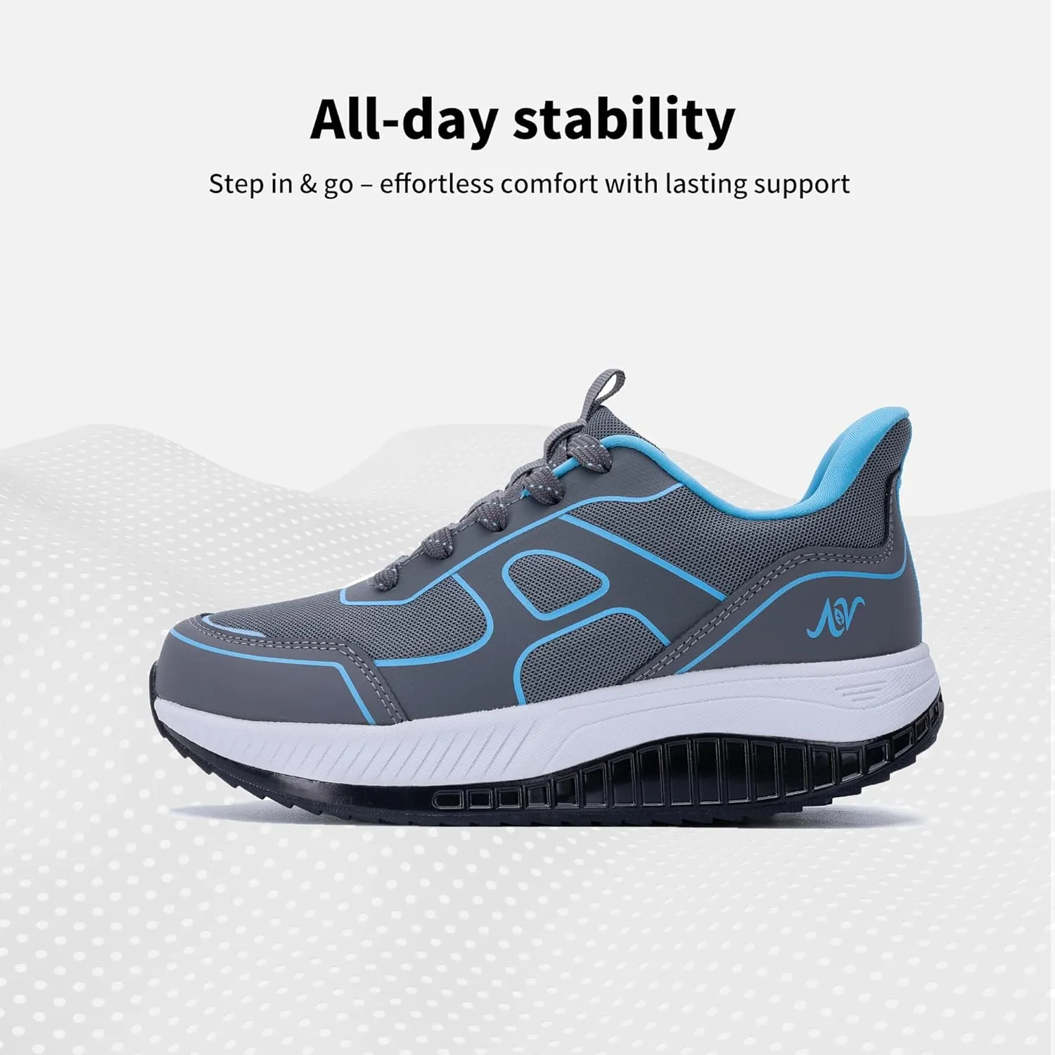 Womens Walking Shoes Arch Support Plantar Fasciitis Sneakers Cushion Pain Relief Tennis