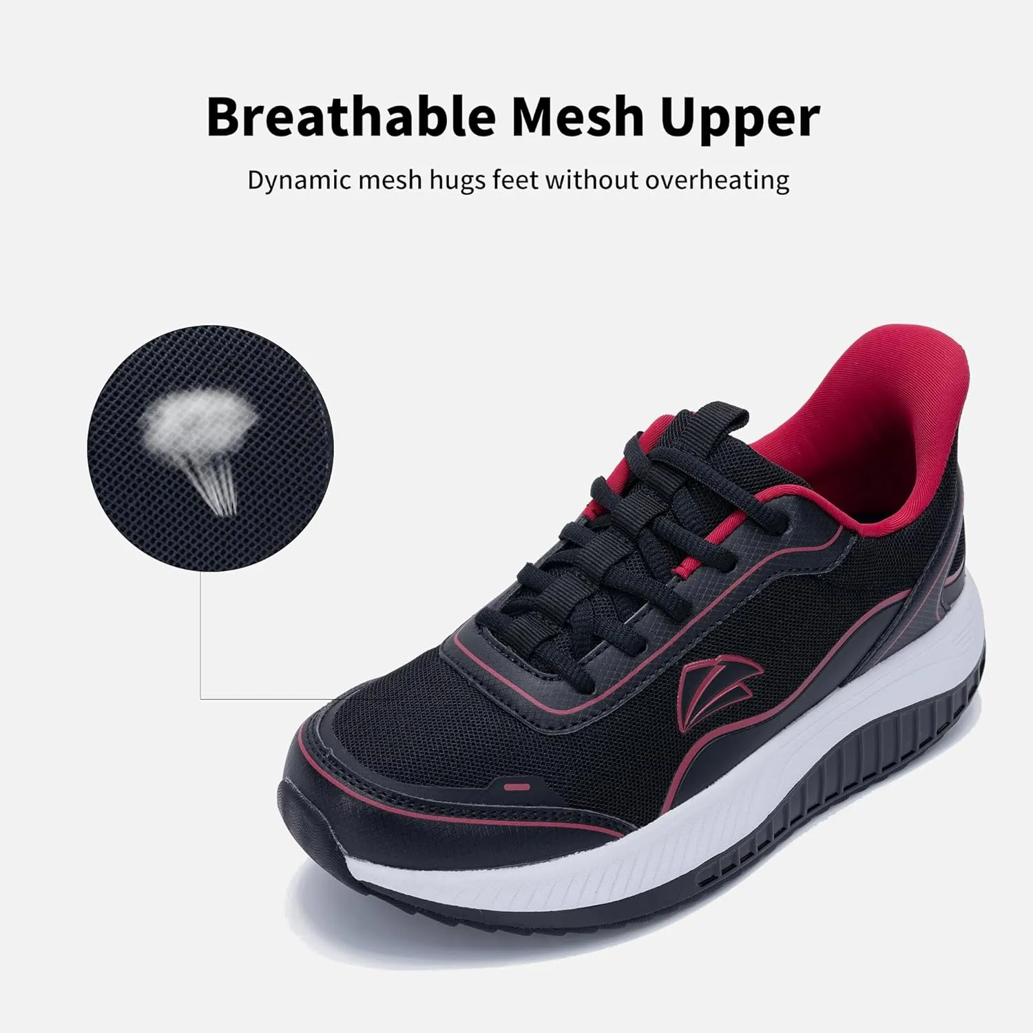 Womens Walking Shoes Arch Support Plantar Fasciitis Sneakers Cushion Pain Relief Tennis