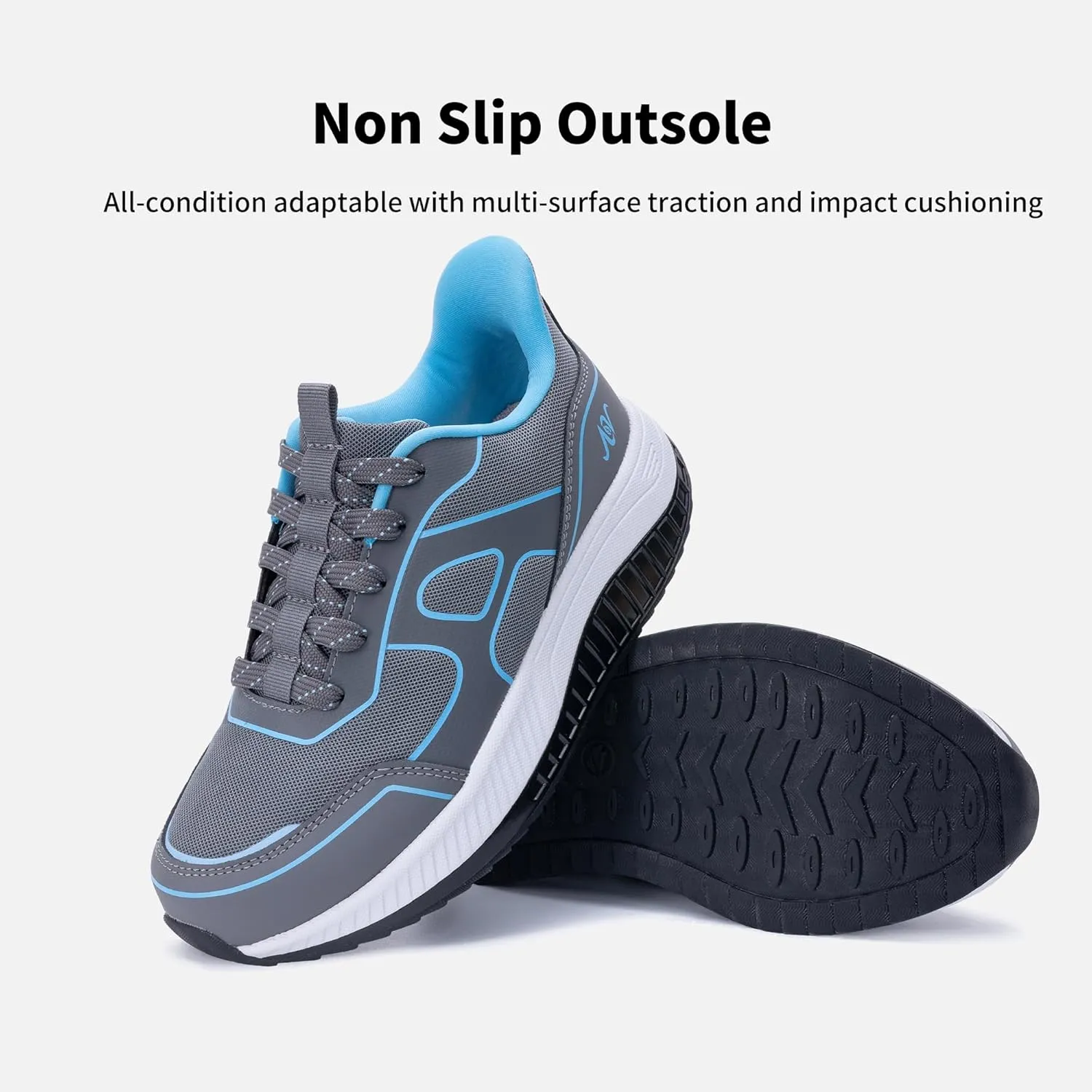 Womens Walking Shoes Arch Support Plantar Fasciitis Sneakers Cushion Pain Relief Tennis